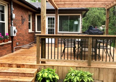 Custom pergola design