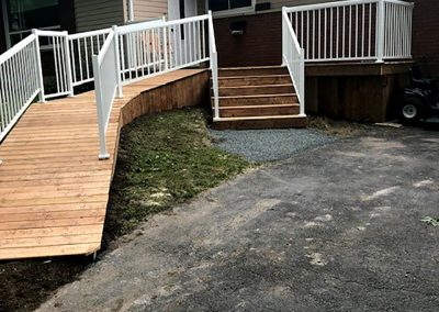 Handicap access custom walkway design