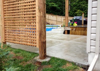 Custom pergola design