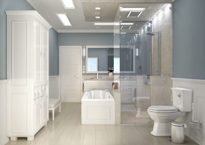 Classic modern bathroom