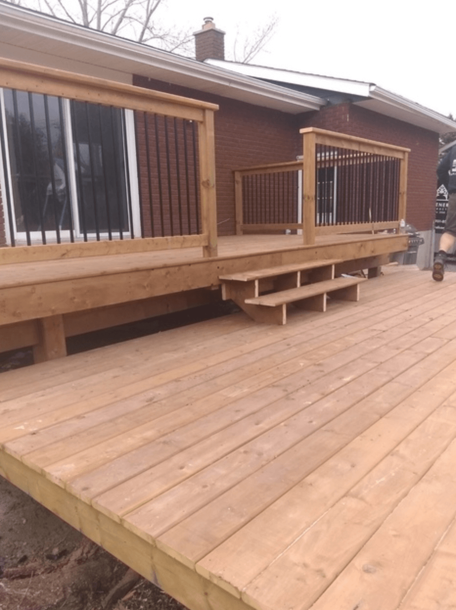 backyard deck