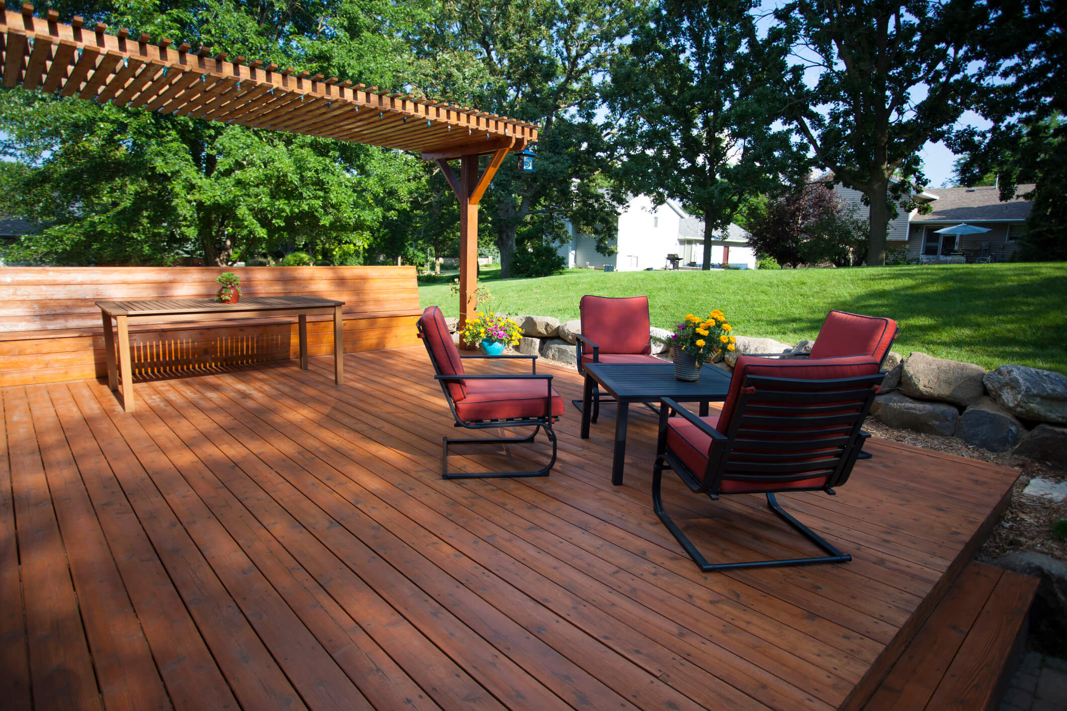 Elevated General Contracting - backyard deck